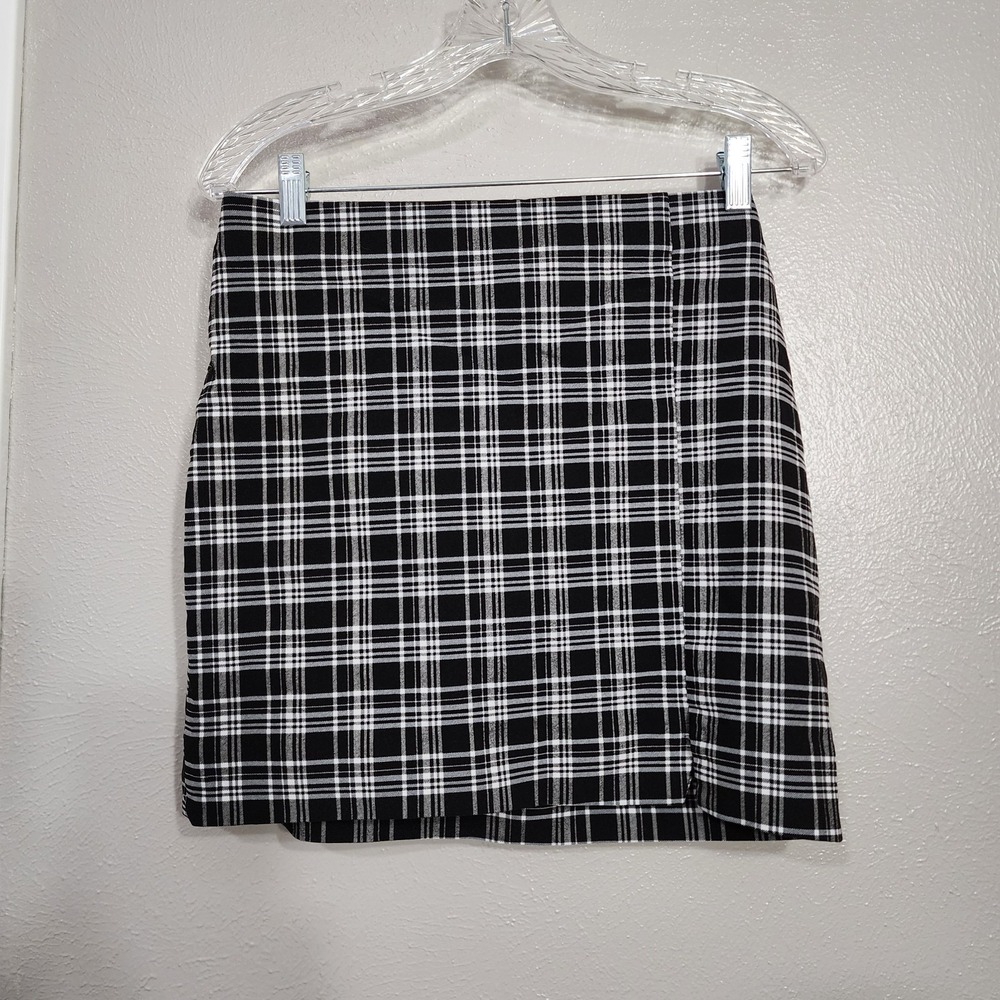 Jules And Leopold Skirt Women's‎ Size Medium Black And White Plaid